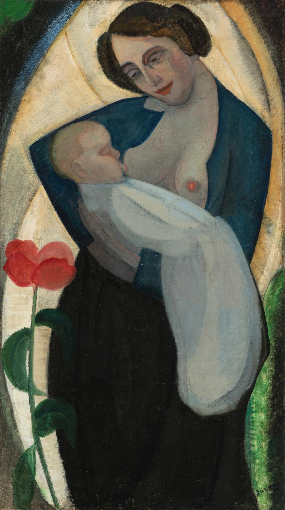 1876-Han Bayens - Madre e figlio